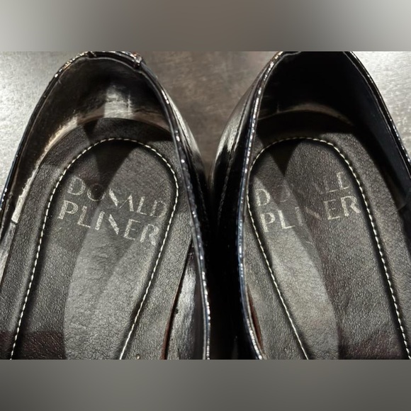 DONALD PILNER BOHO Vegan Penny Loafers size 8.5 EXCELLENT pre-owned condition - Picture 7 of 11
